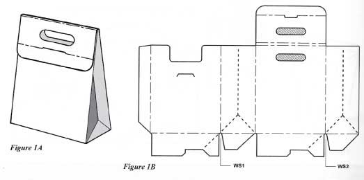 Tent-shaped carton with crash-lock base — example carton style produced at the b2b1 Stockport factory